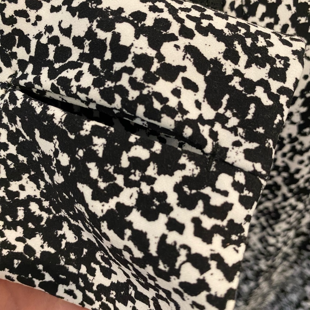 T By Talbots Performance Jacket - Black & White -… - image 7